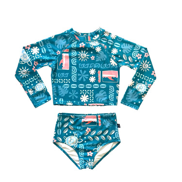Girls SHRED Two Piece Swim Suit